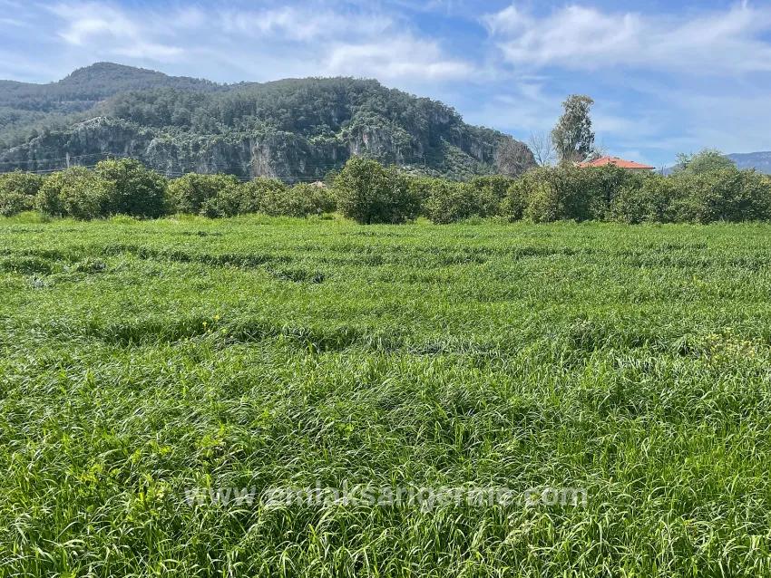 In Okçular Einem 736m2 Großen, 250m2 Großen Bau Genehmigten Verkäuflichen Grundstück