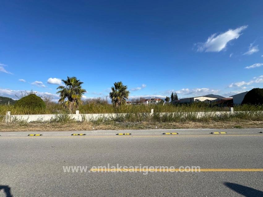 5.111 M² Großes Gewerbe- Und Wohngrundstück Zum Verkauf, Direkt An Der Hauptstraße In Dalyan Gelegen