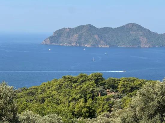 In Çandır mit Meerblick 21.000 m2 zu verkaufen 2b Feld