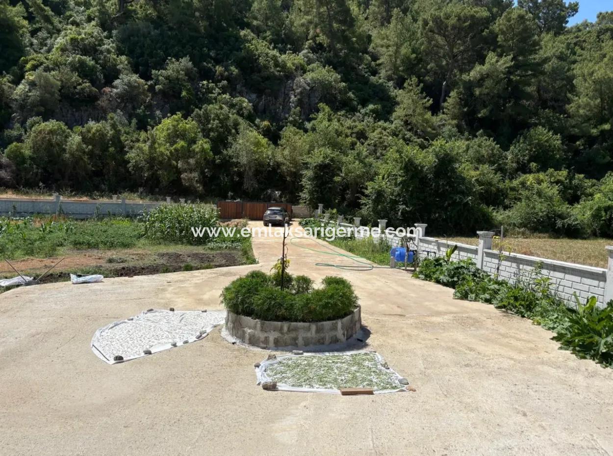 120M2 Freistehendes Holzhaus Auf Einem 2500M2 Großen Feld In Dalyan Karadağ