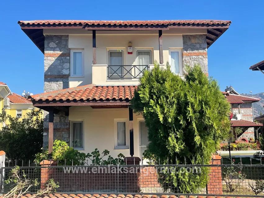 3+1 Villa For Sale In A Site In Dalyan