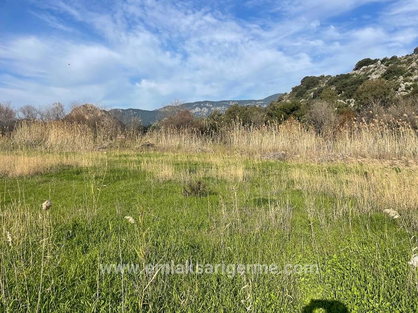 6800 M2 Plot Of Land For Sale In Dalyan With 5% Residential Zoning.