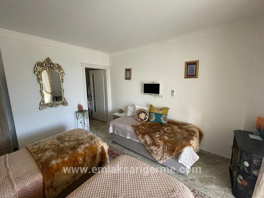 Vip Villa For Sale In Gökbel, On A 5000m2 Plot With Full Sea View.