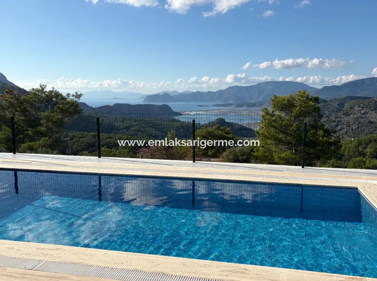 2 1 Rental Villas With Full Sea View In Gökbelde