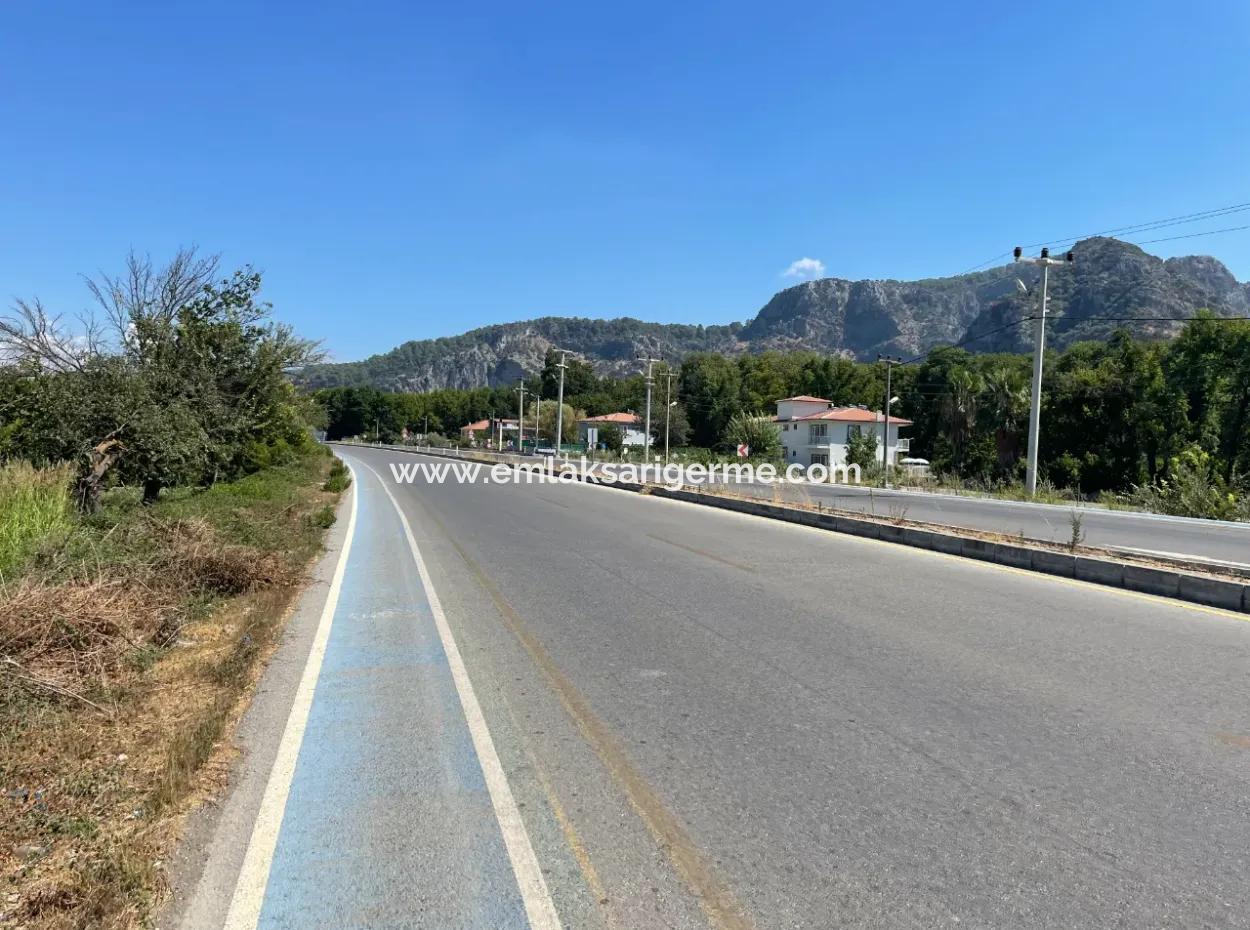 Dalyan Main Road Zero Land For Sale 8115M2 Commercial Land For Sale