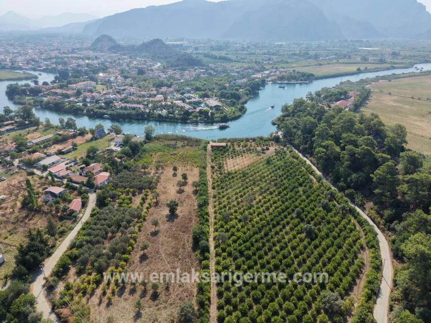 Köyceğiz Çandır Mahallesinde kanala sıfır 20.000m2 satılık tarla