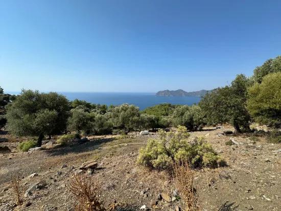 Çandır'da deniz manzaralı 21.000 m2 satılık 2b tarla