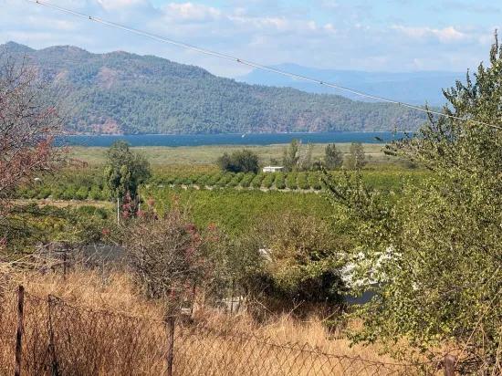 Dalyan Karadağ'da göl manzaralı 5.000m2 satılık tarla