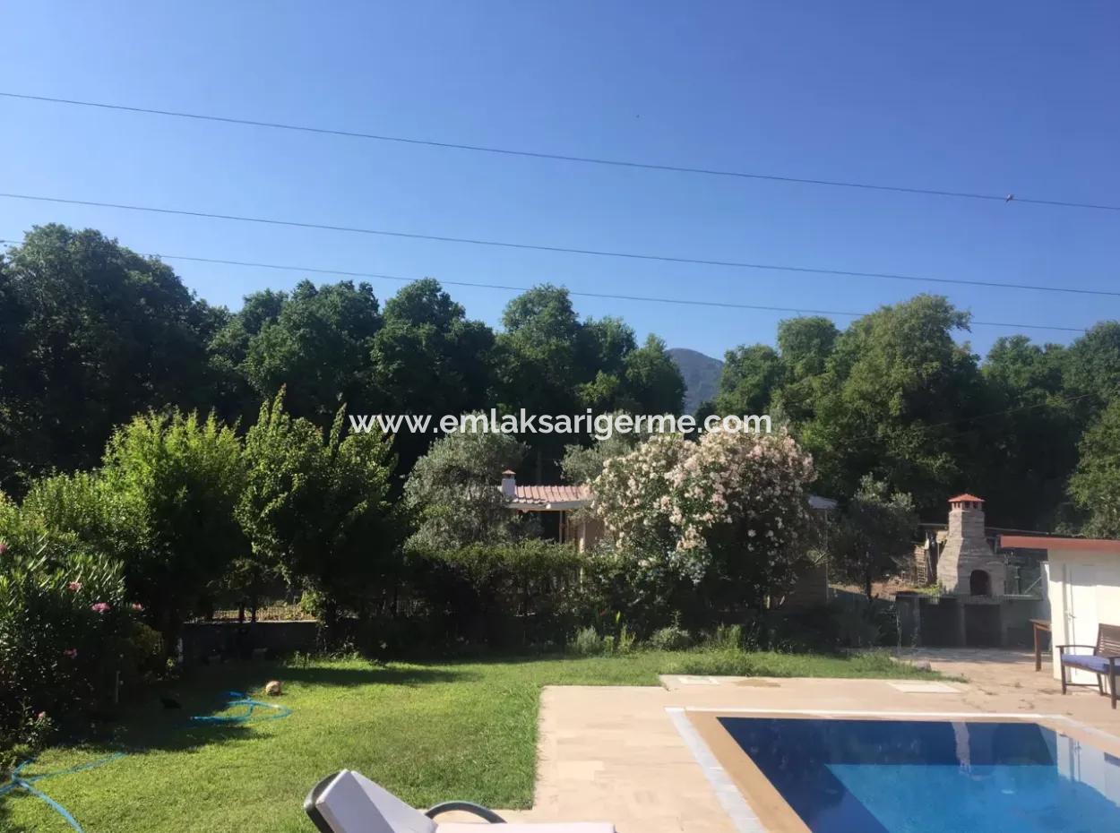 Dalyan Satılık Villa 615M2 Arsa İçinde 3+1 Satılık Villa