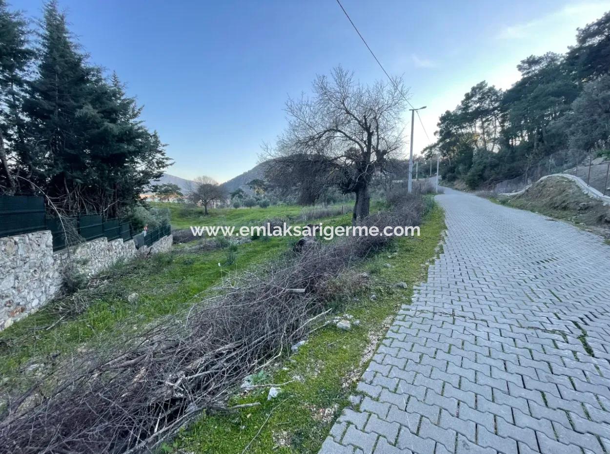 Çandır'sa Deniz Ve Göl Manzaralı 545M2 %15 İmarlı Satılık Arsa