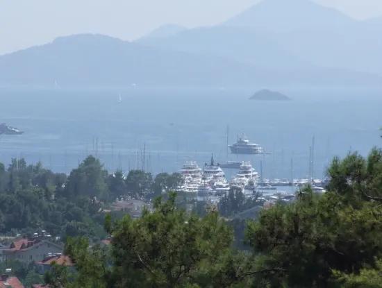 Göcekde Satılık Arsa Fethiye Göcekde 2017M2 Full Deniz Manzaralı Satılık Arsa